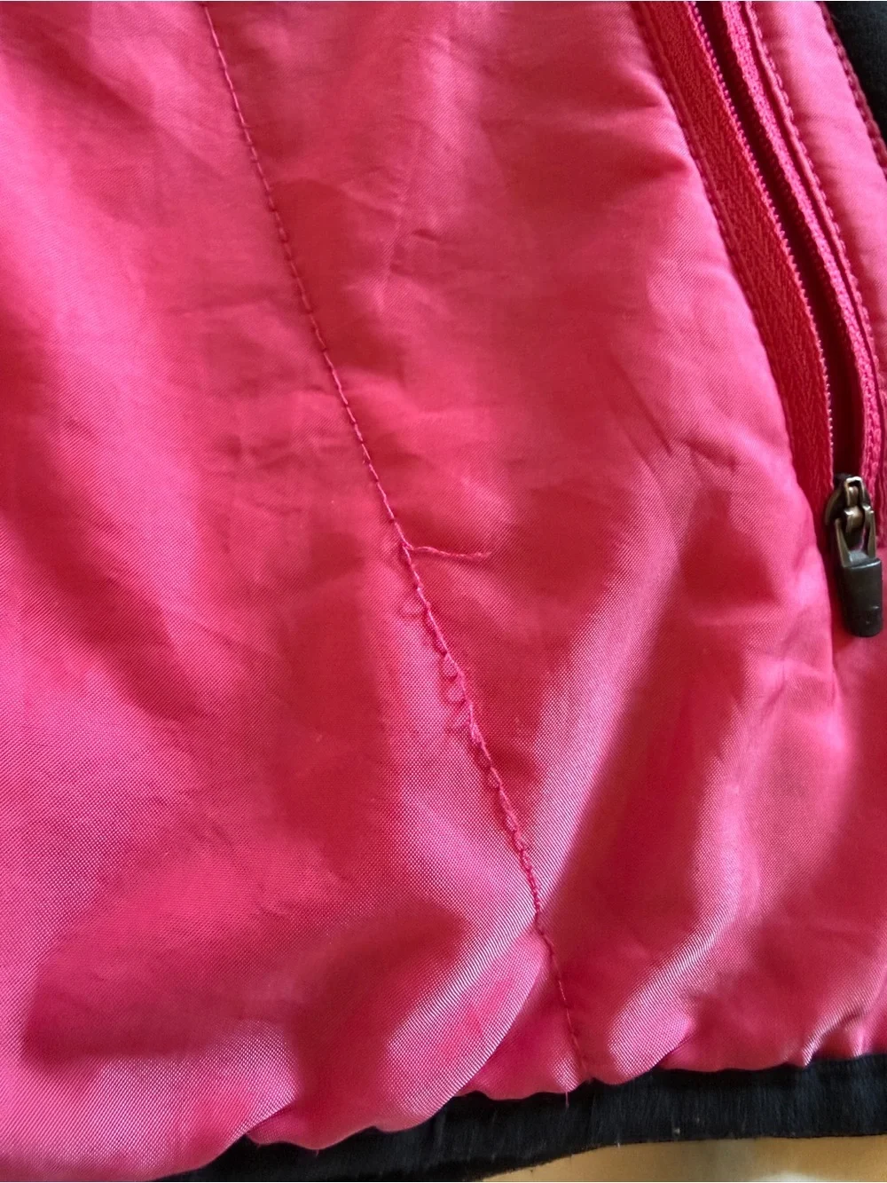 Champion pink and black performax running Jacket